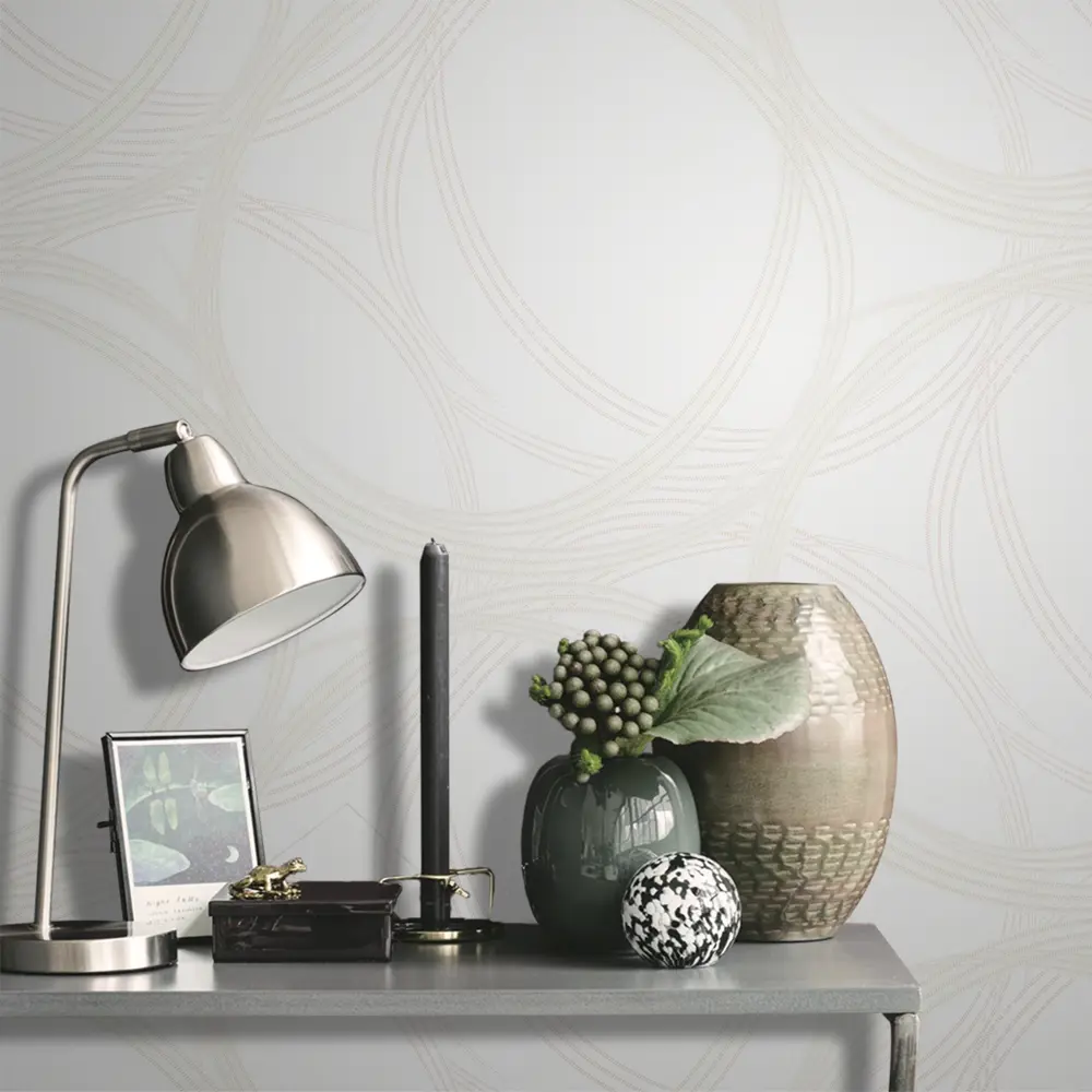 Обои флизелиновые Inspire Claire белые 1.06 м Cream 5 STLM-2138779 - Вид №2