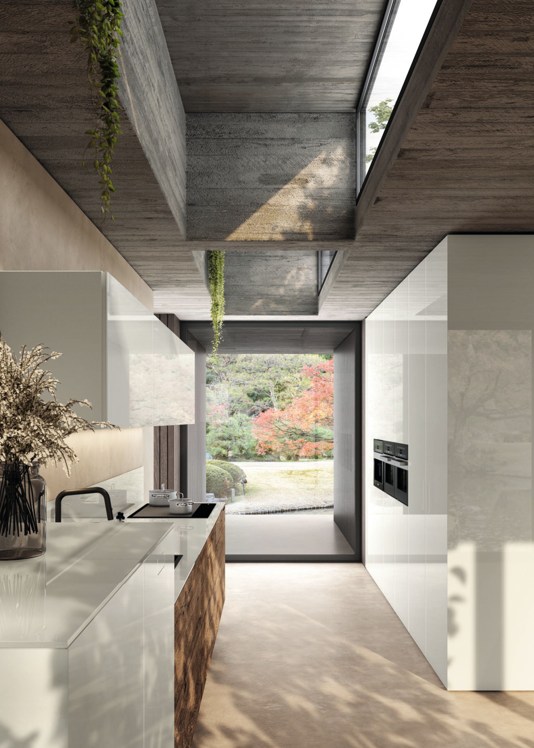 Линейная секционная кухня Lago 36e8 ARCH-00126983 - Вид №3