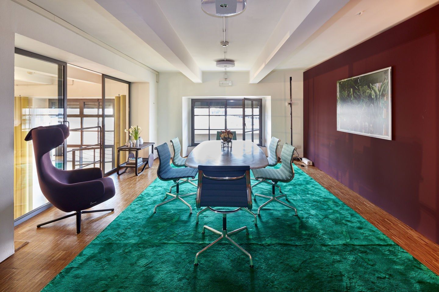 Стул из ткани VITRA Eames Aluminium Group ARCH-00027847 - Вид №7