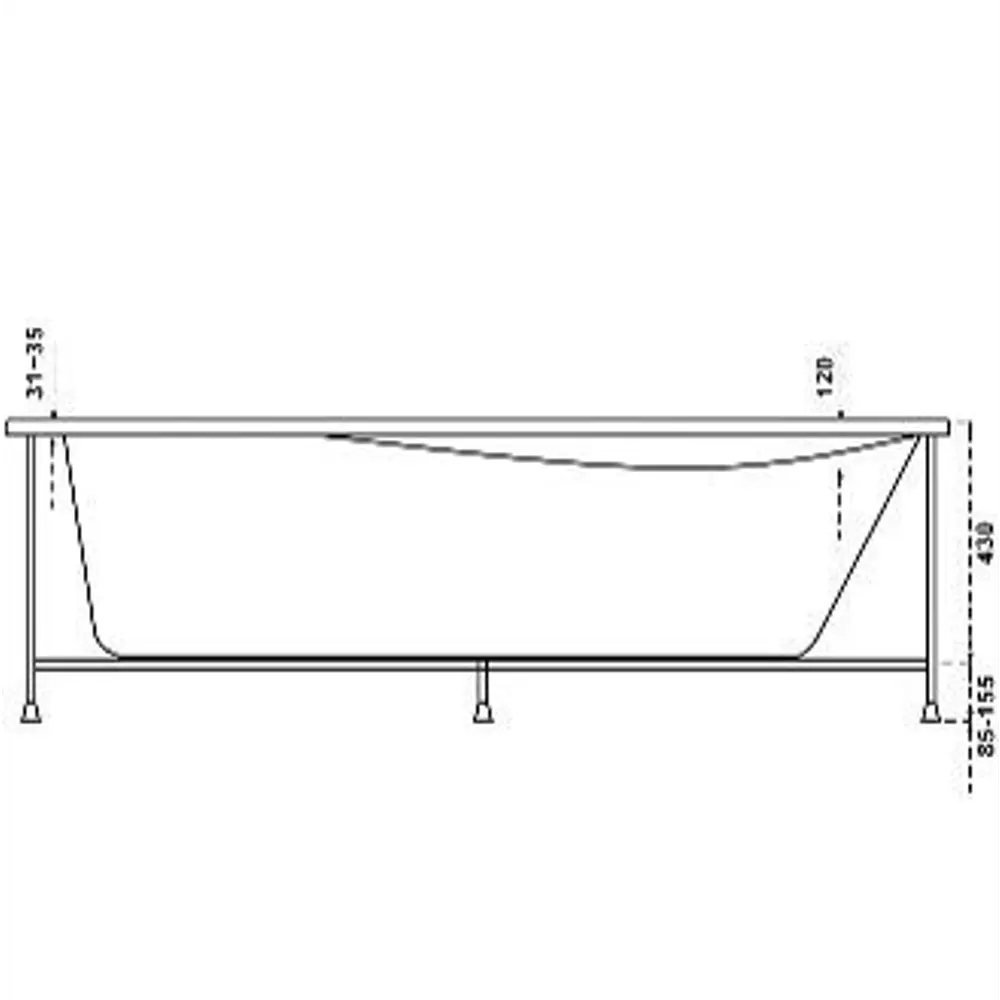 Ванна Jacob Delafon Odeon акрил 170х75 см STLM-2127601 - Вид №9