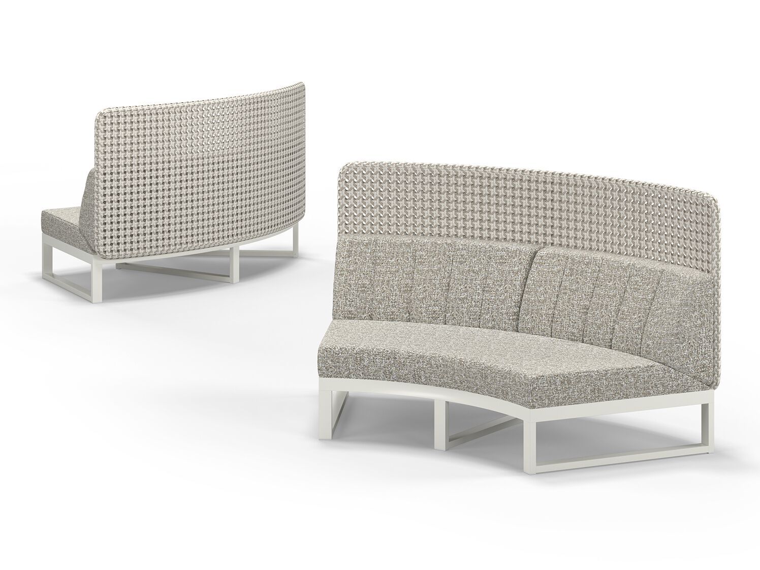 Модульный изогнутый садовый диван с высокой спинкой MAMAGREEN Munia ARCH-00046147 - Вид №3