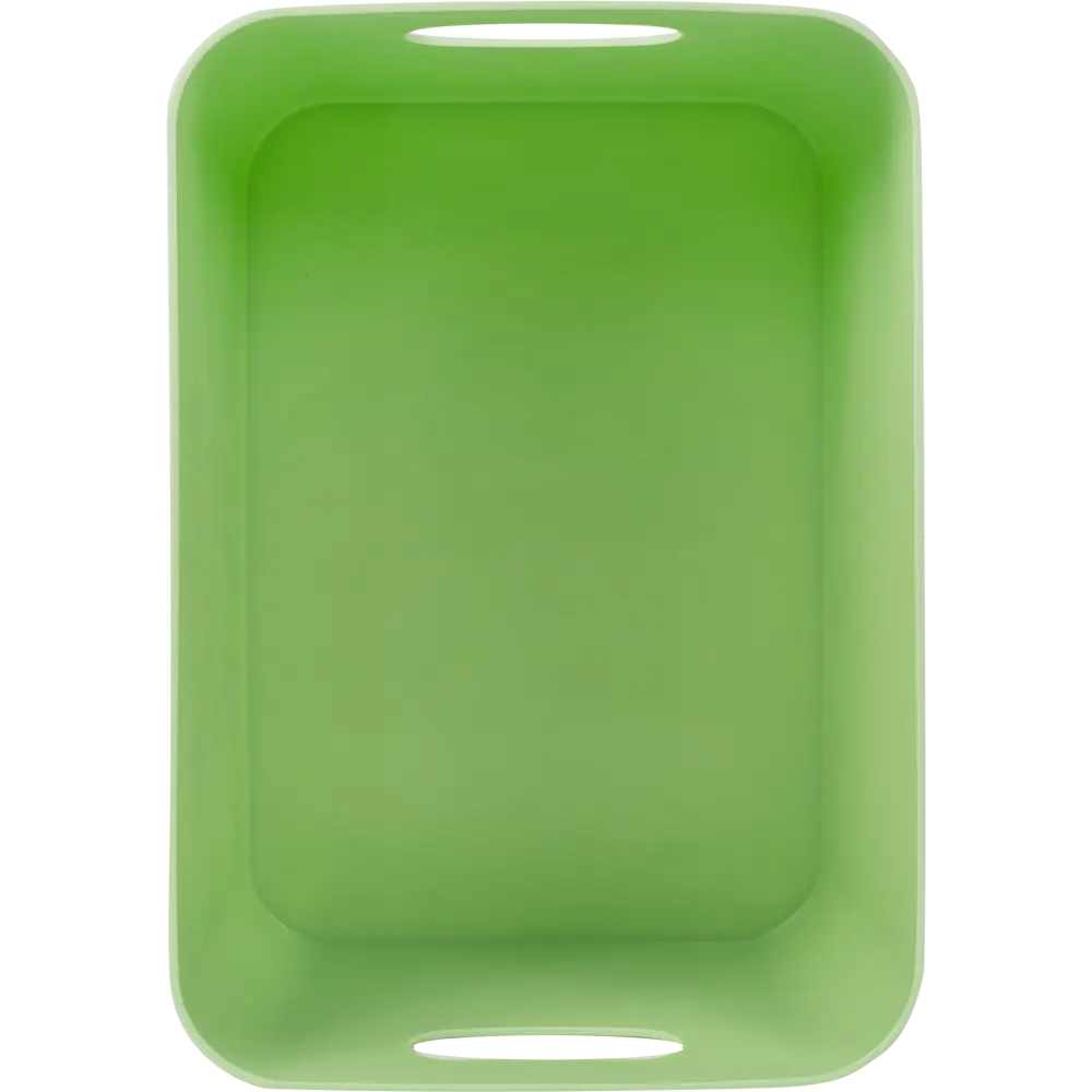 Корзина Home цвет 15.79x12.12x11.5 см пластик зеленый 82154654 STLM-2174047 Santreyd  - Вид №2