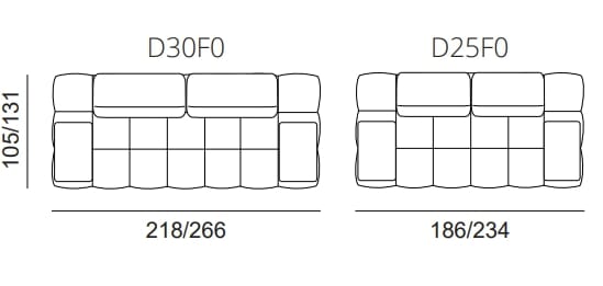 Кожаный линейный диван AERRE ITALIA DAMIEN ARCH-00002879 - Вид №3