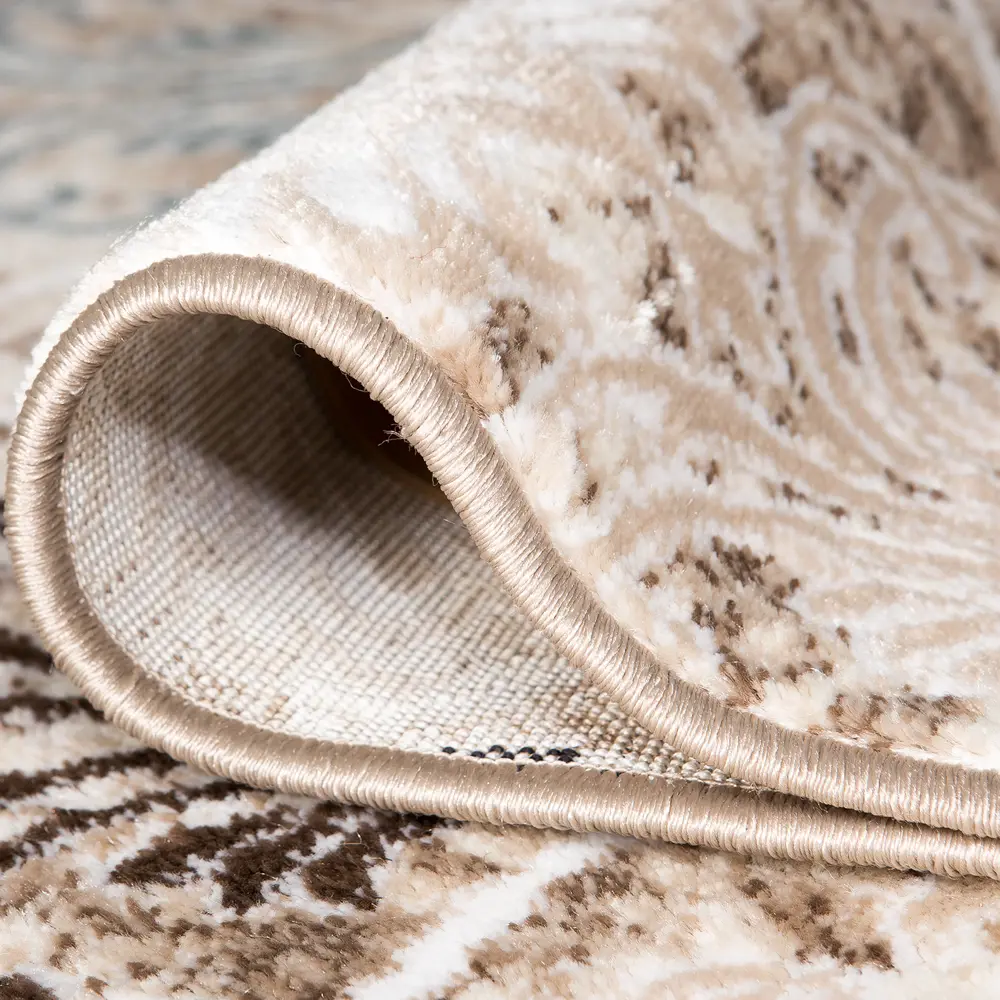 Ковер полипропилен Люкс L013 100x200 см цвет бежевый MERINOS STLM-2071002 - Вид №2