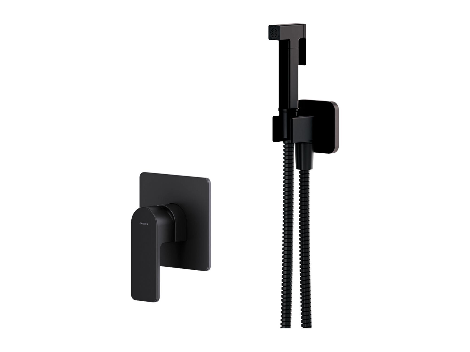Настенный смеситель для биде с ручным душем OMNIRES Baretti ARCH-00138299 - Вид №1