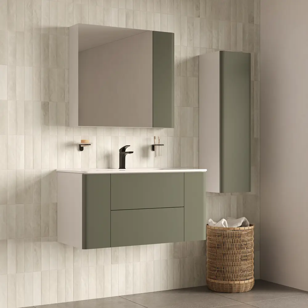 Комплект фасадов для тумбы Iddis Lahta LAH10T0i89 100 см МДФ цвет тайга STLM-2110025 - Вид №3