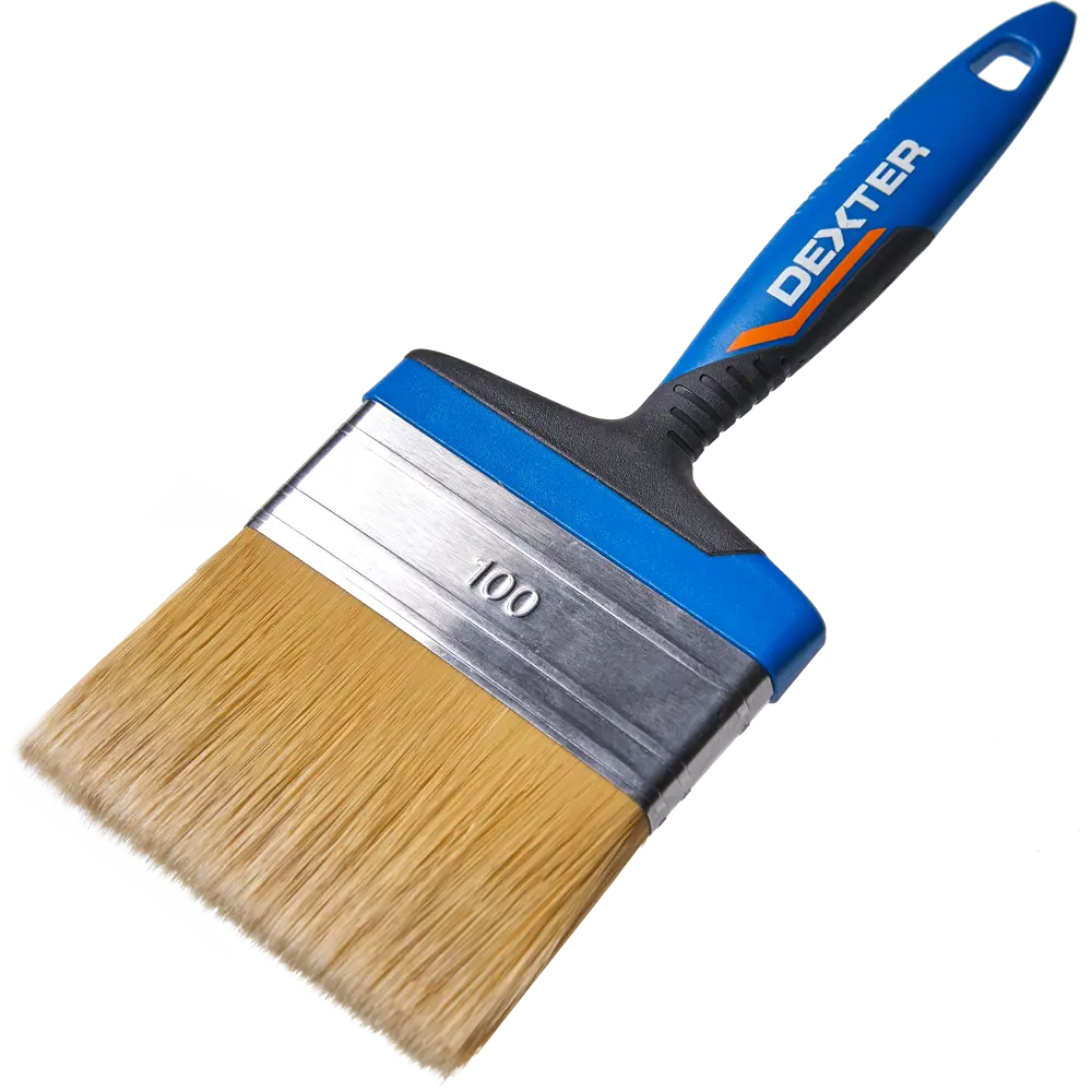Кисть Dexter для водных красок 100 мм - профессиональный инструмент для идеального покрытия 82798229 STLM-0036053