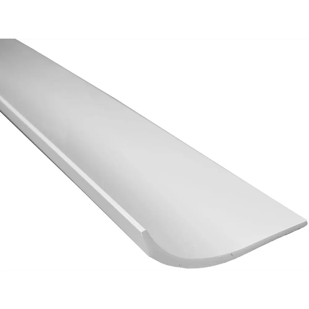 Плинтус потолочный полистирол для натяжного потолка ударопрочный Decomaster D313/10 белый 61x155x2000 мм STLM-2155307 - Вид №7