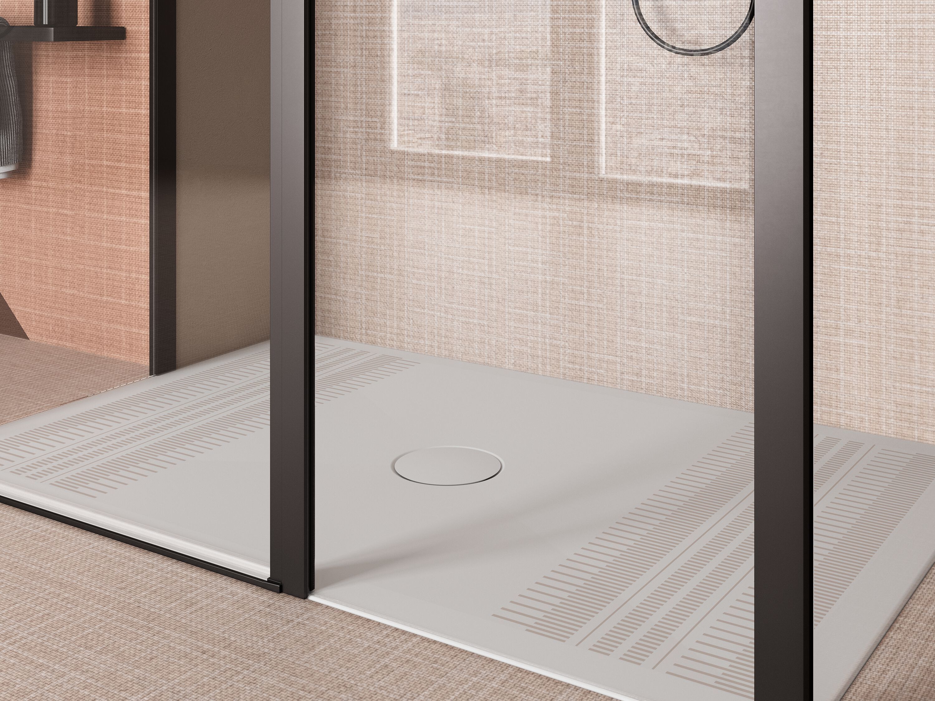 Керамический прямоугольный поддон для душа Inkiostro Bianco система InkBath ARCH-00010041