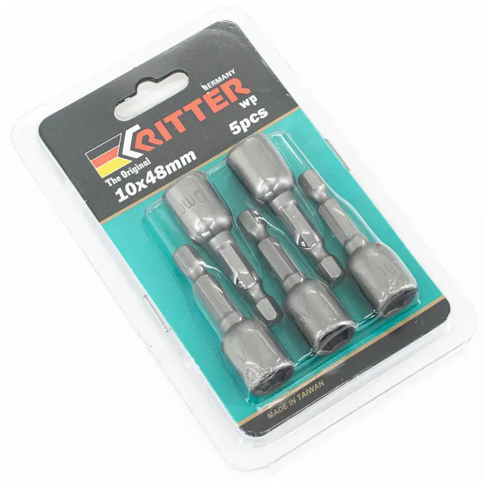 Бита торцевая магнитная Ritter WP PS20140848 10x48 мм, 5 шт STLM-2203164 - Вид №1