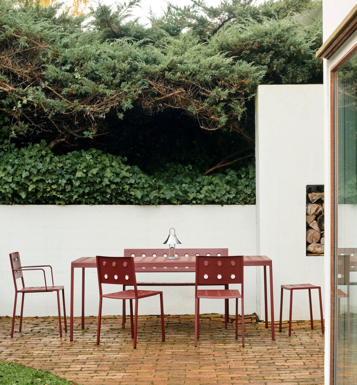 Стальной стул с порошковым покрытием с подлокотниками Hay балкон ARCH-00134702 - Вид №48