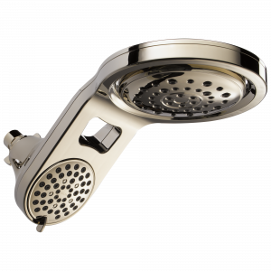 58580-PN25-PK HydroRain® 5-настройка душевая лейка два в одном Delta Faucet Universal Showering Полированный никель