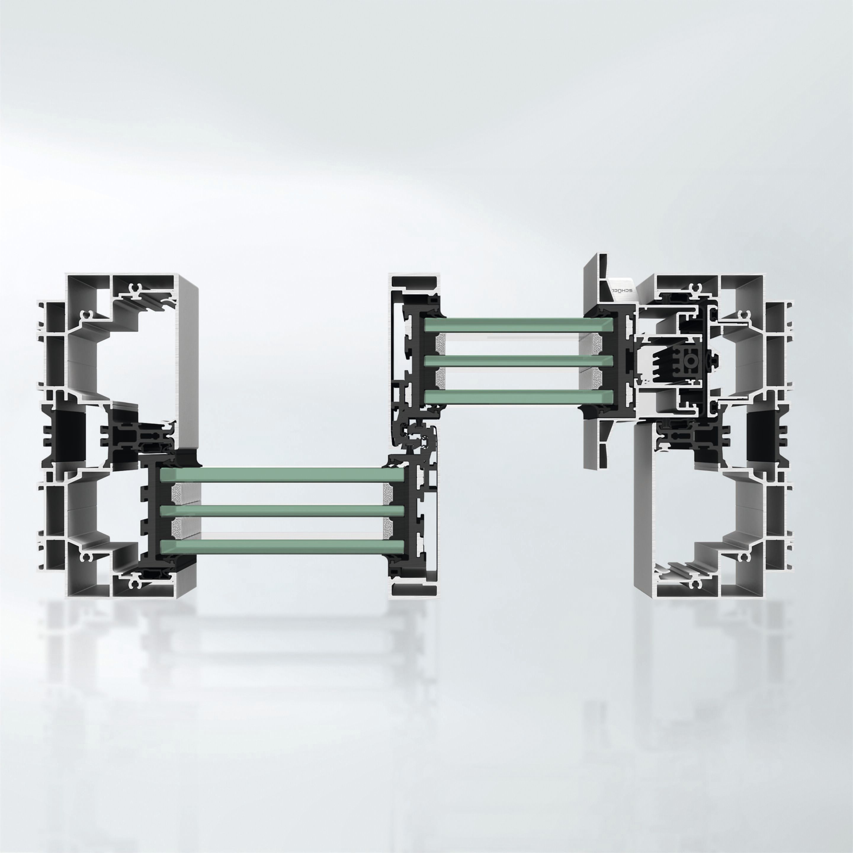 Алюминиевая и стеклянная раздвижная система Schüco Schüco AS PD 75.HI ARCH-00040078 - Вид №17