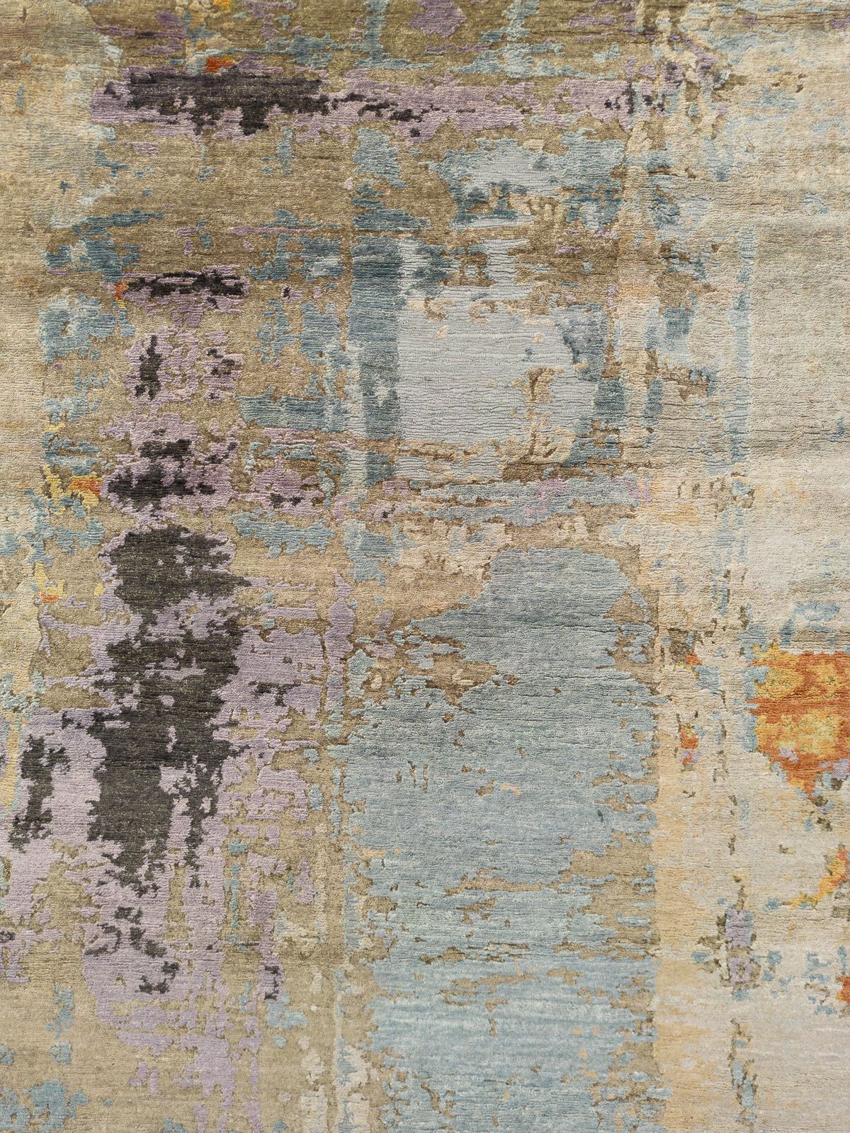 Бамбуковый шелковый ковер ручной работы Mantellassi 1926 MULTICOLOR LIGHT ARCH-00138606 - Вид №3