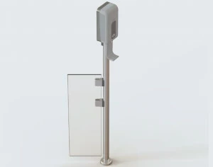 Gunnebo Автоматический дозатор дезинфицирующего геля со стеклянной перегородкой H-sense