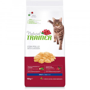 ПР0059545*2 Корм для кошек TRAINER Natural свежее мясо курицы сух. 10кг (упаковка - 2 шт) NATURAL TRAINER