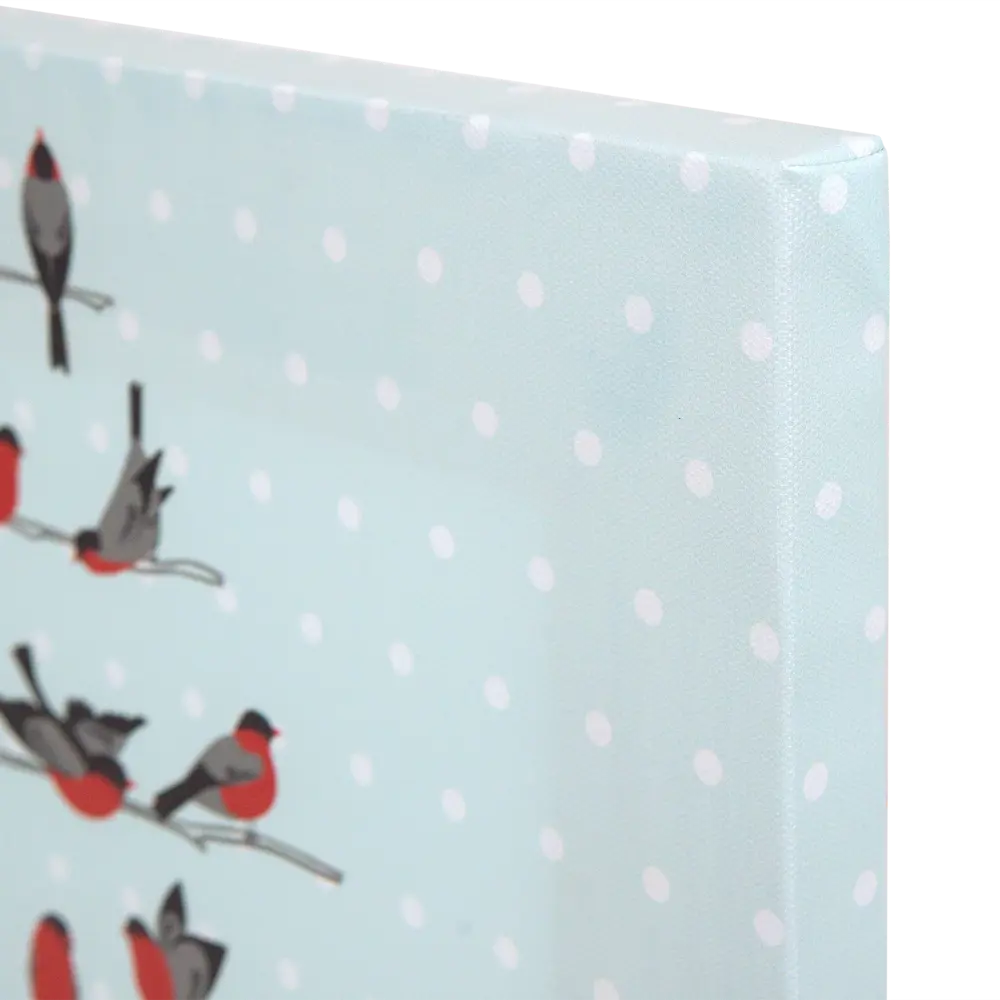 Картина на холсте «Елочка снегири» 30x30 см Santreyd STLM-2177691 - Вид №1