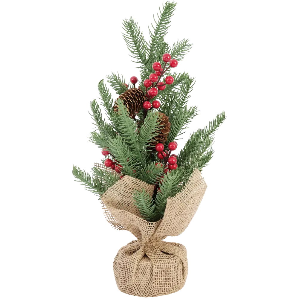 Ель новогодняя искусственная искусственная с ягодами h42 см Santreyd STLM-2201696 - Вид №2