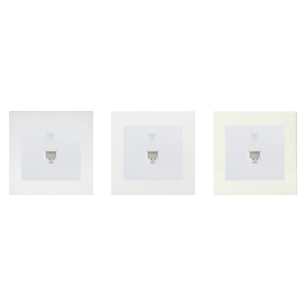 Телефонная розетка встраиваемая Lezard Rain RJ11, цвет белый STLM-2202998 - Вид №1