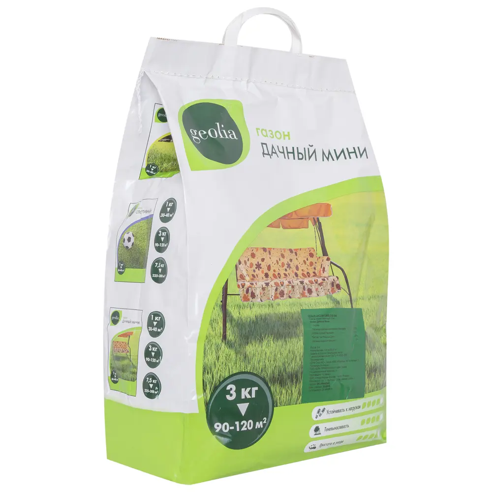 Семена газона Geolia Дачный мини 3 кг STLM-2210451