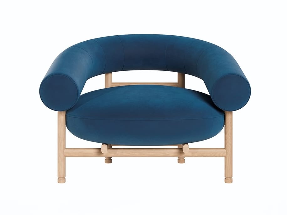 Тканевое кресло с подлокотниками Wewood LOOP ARCH-00071632 - Вид №6