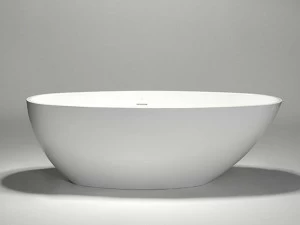 Blu Bathworks® Отдельностоящая овальная ванна цвета blue ∙ stone ™ Halo Bt0406.01