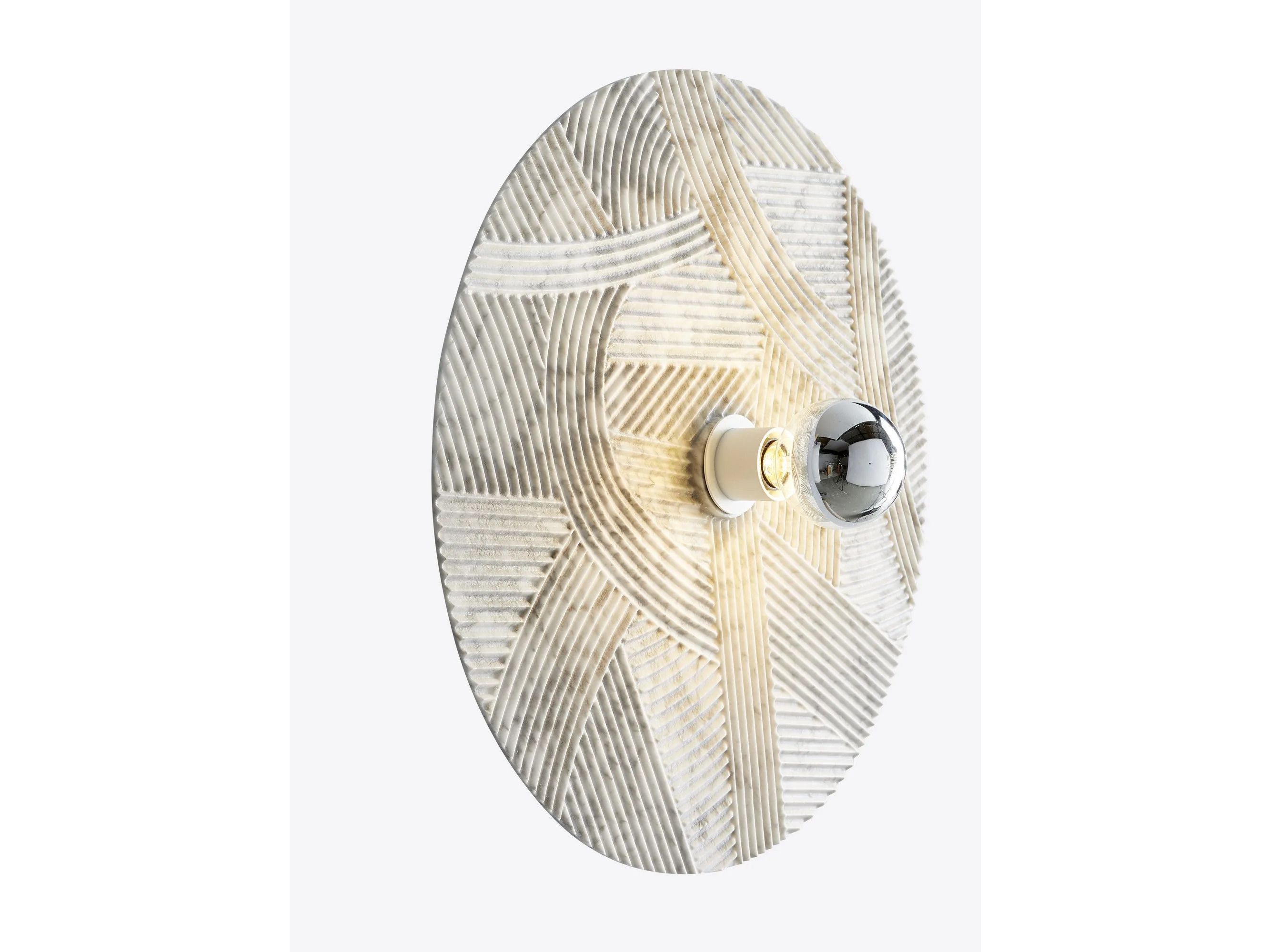 Каррарский мраморный настенный светильник RADAR INTERIOR канавка ARCH-00001432 - Вид №1