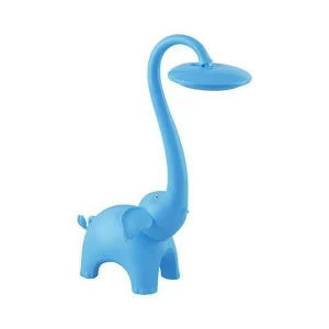 Детская настольная лампа Jumbo "Слон" синяя HOROZ  326403 Синий