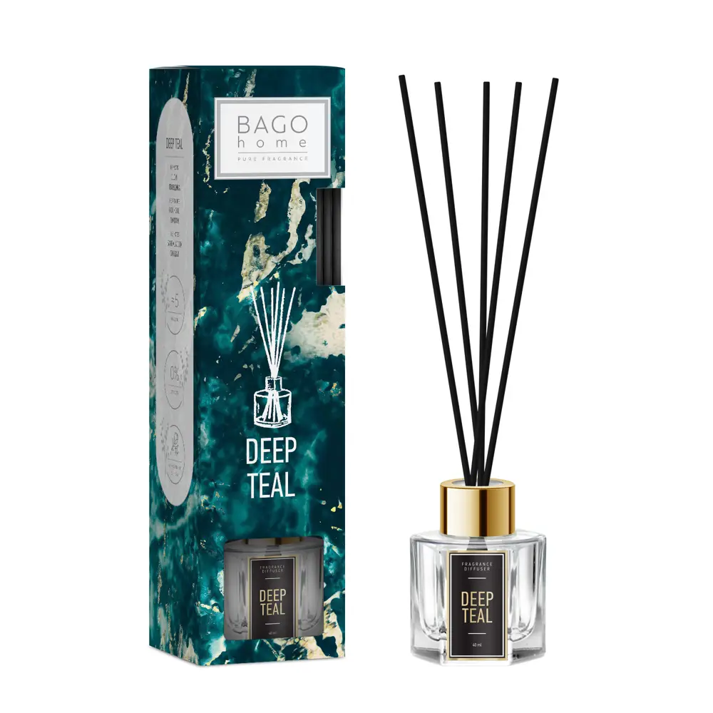 Ароматический диффузор Bago Home Малахитовая шкатулка 45 мл STLM-2081352