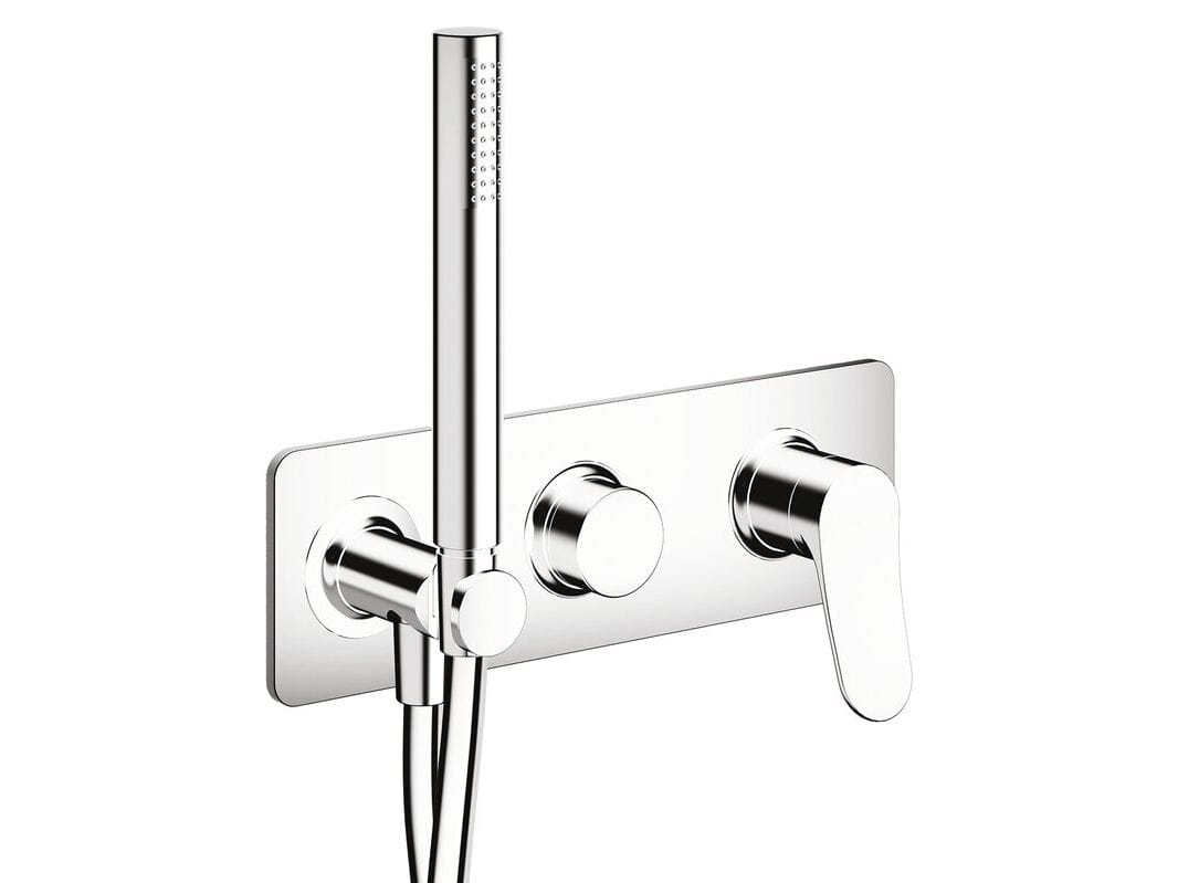 Однорычажный смеситель для душа / ванны с 3 отверстиями и ручным душем CRISTINA Rubinetterie бочка ARCH-00133223 - Вид №1