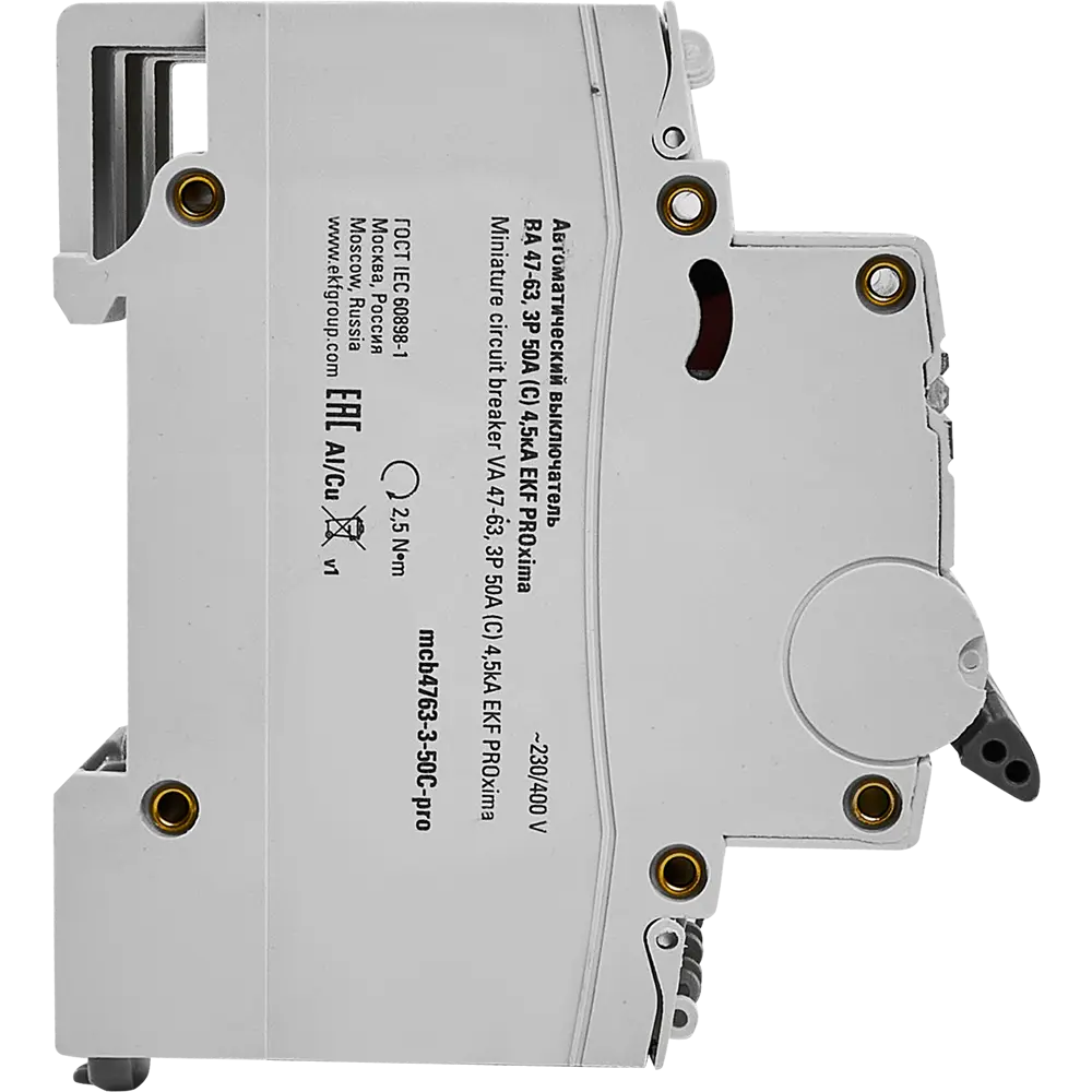 Автоматический выключатель EKF ВА47-63 1P C16 А 4.5 кА STLM-2000862 - Вид №3