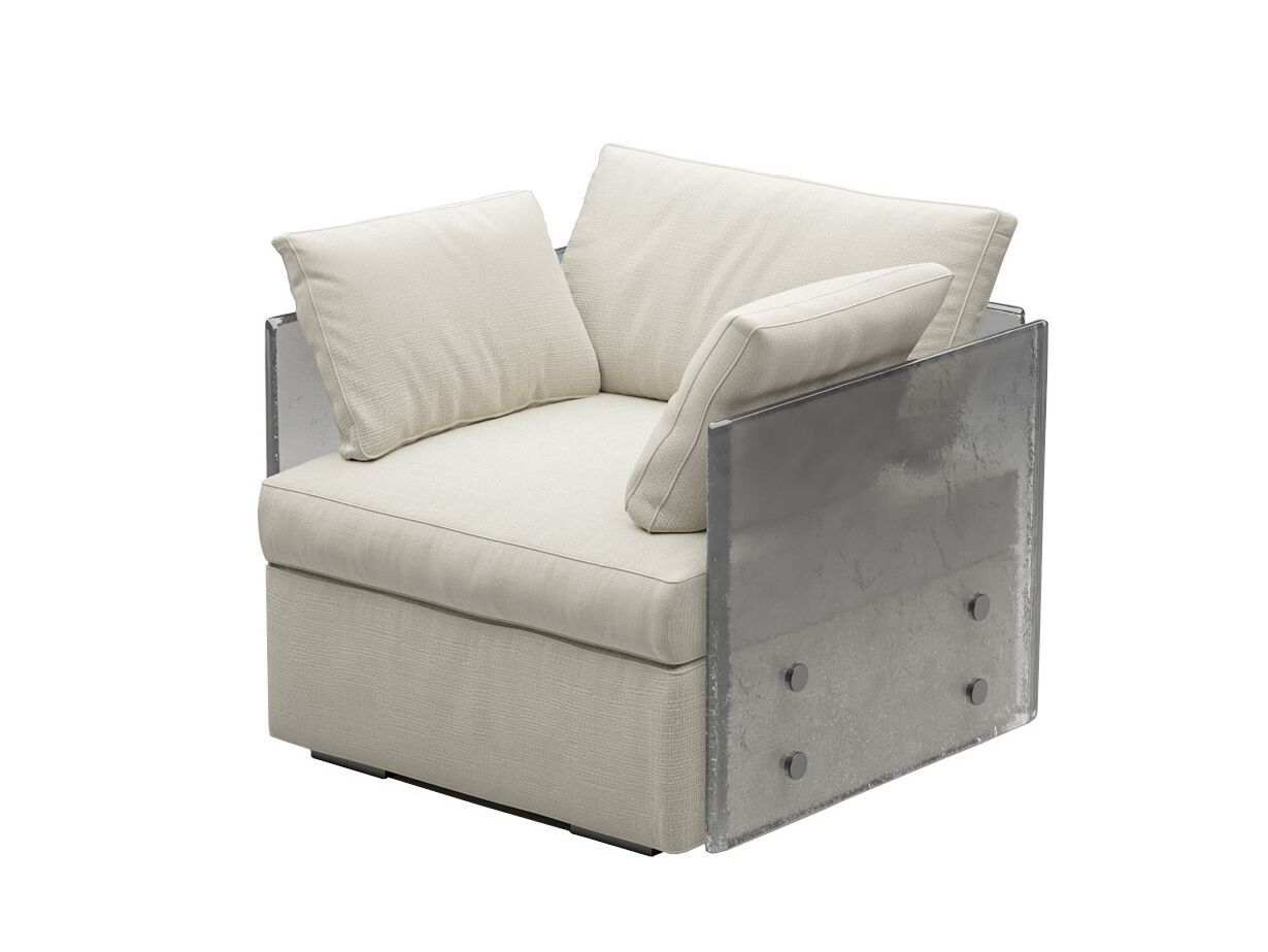 Кресло со стеклянной спинкой ARTE VENEZIANA Melt ARCH-00066848