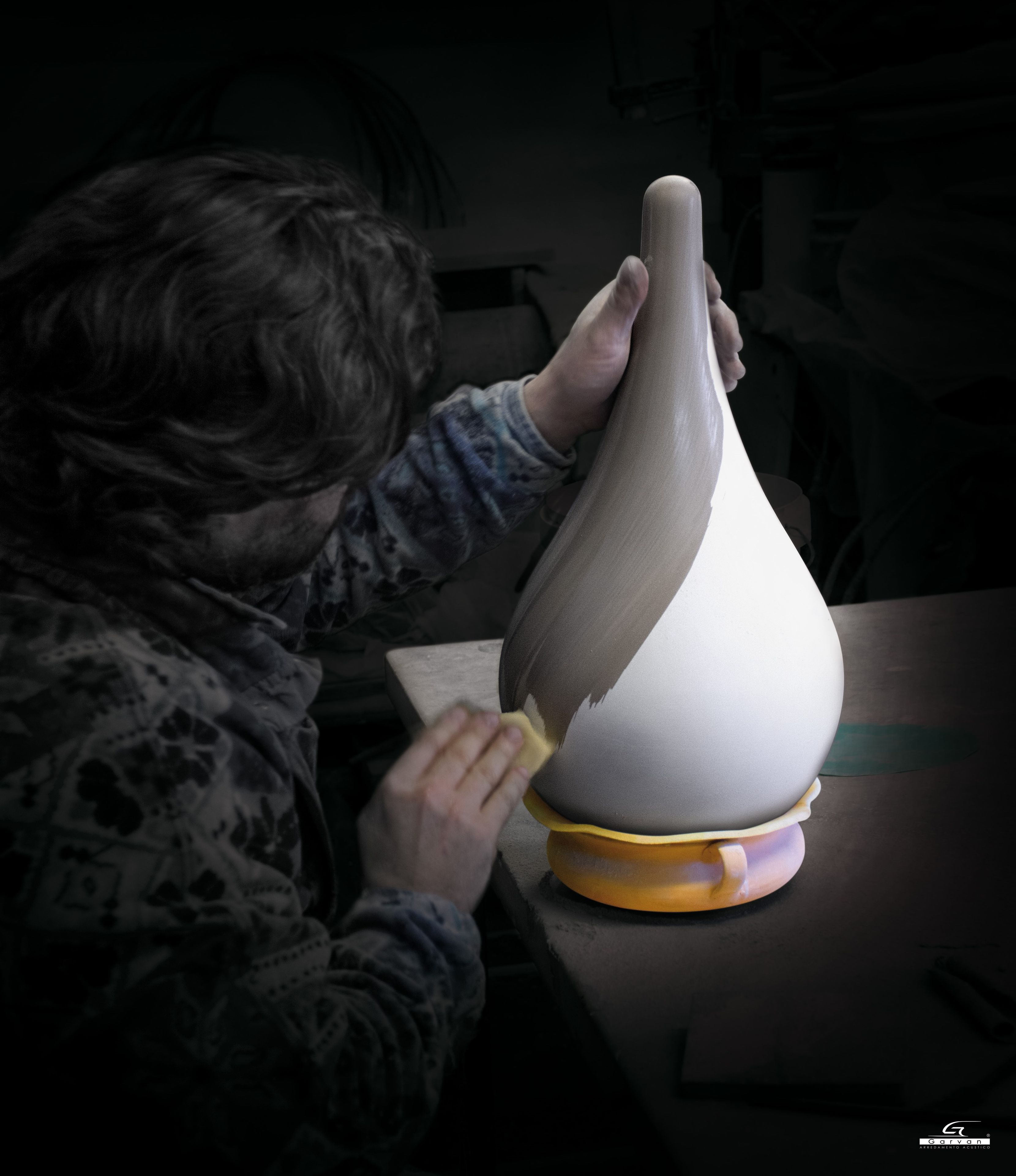 Керамический подвесной акустический диффузор Garvan Acoustic капля ARCH-00141867 - Вид №5