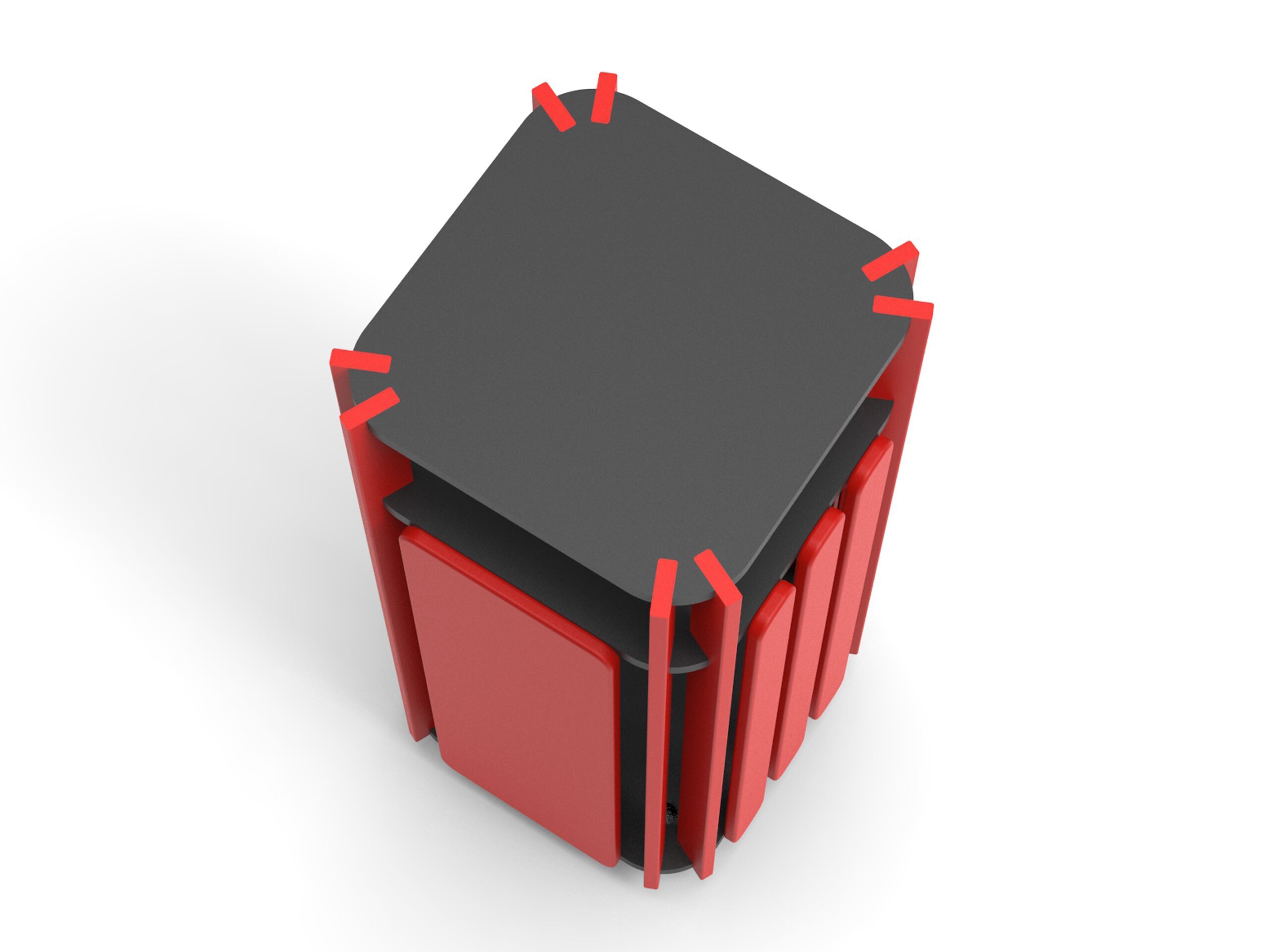 Наружные полиэтиленовые стойки для мусора Donye Ranardo ARCH-00037129 - Вид №9