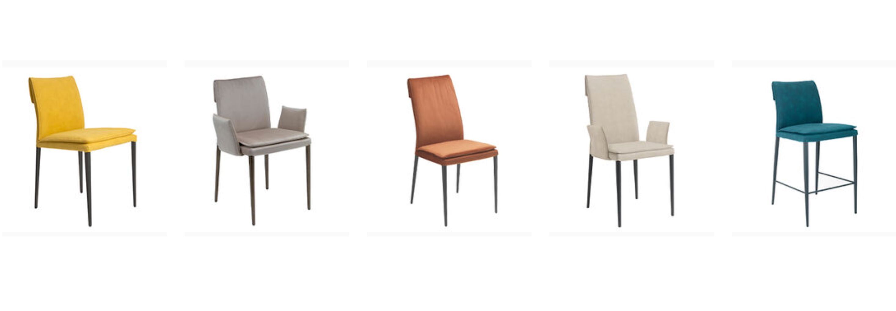 Мягкий стул со спинкой RIFLESSI MAVI ARCH-00079812 - Вид №1