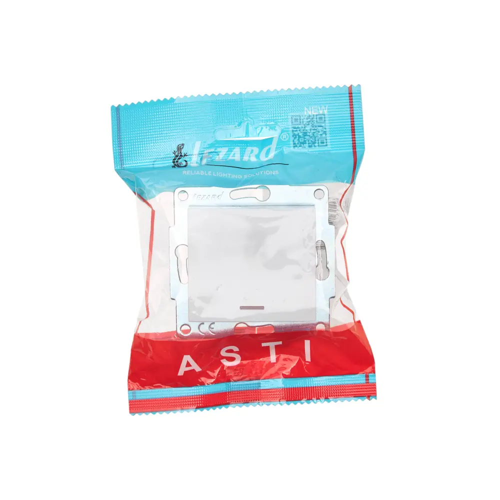 Выключатель встраиваемый Lezard Asti 1 клавиша с подсветкой цвет белый STLM-2182120 - Вид №3