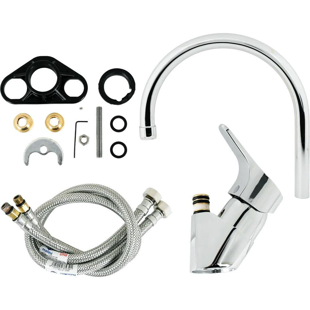 Смеситель для кухни Vidima Next 28 см цвет хром STLM-2024974 - Вид №7