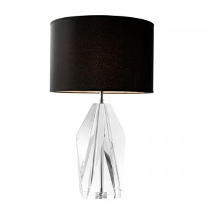 Настольная лампа Setai от Eichholtz Прозрачный 110359 EICHHOLTZ ВАЗА 061677 Прозрачный;черный