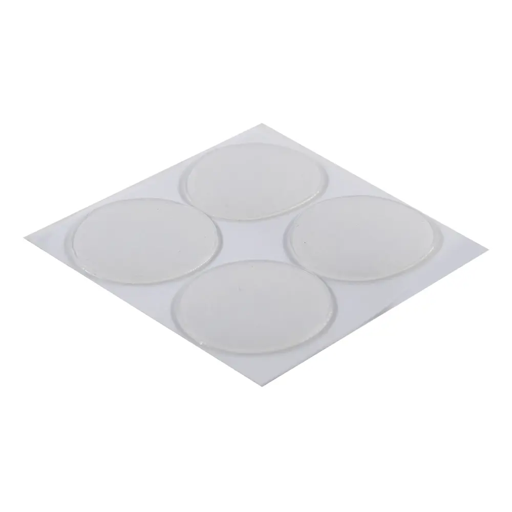 Накладки на мебельные ножки 33 мм круглые ПВХ цвет белый 4 шт DILWIS STLM-2202784