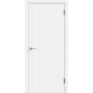 Комплект двери Сейши глухая 80x200 см эмаль цвет белый без доборов