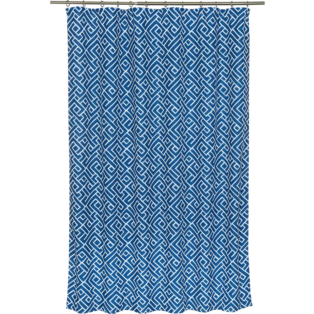 Штора на ленте «Геометрия», 145х180 см, цвет синий SEASONS STLM-2072485