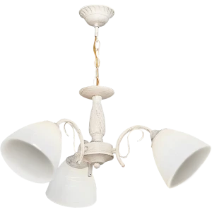 Люстра подвесная «Амфора» КС30067/3P, 3 лампы, 9 м², цвет белый