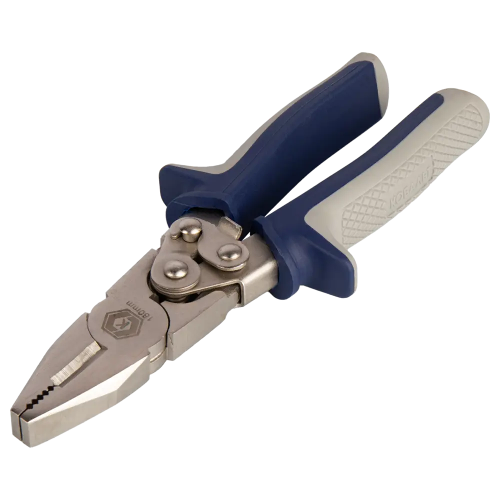 Пассатижи рычажные Кобальт 244-179 с усиленной конструкцией 89373954 STLM-1572818