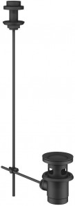 10200970-33 Сливной гарнитур с кнопкой тяги для вертикального монтажа 1 1/4" - чёрный матовый Dornbracht,Villeroy & Boch Различные серии