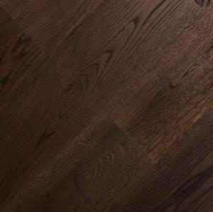 Паркетная доска Old Wood Шоколад (Тёмно Коричневый-Новый Вид) Дуб Рустик с брашью (Текстурированная) 1800х182 мм.