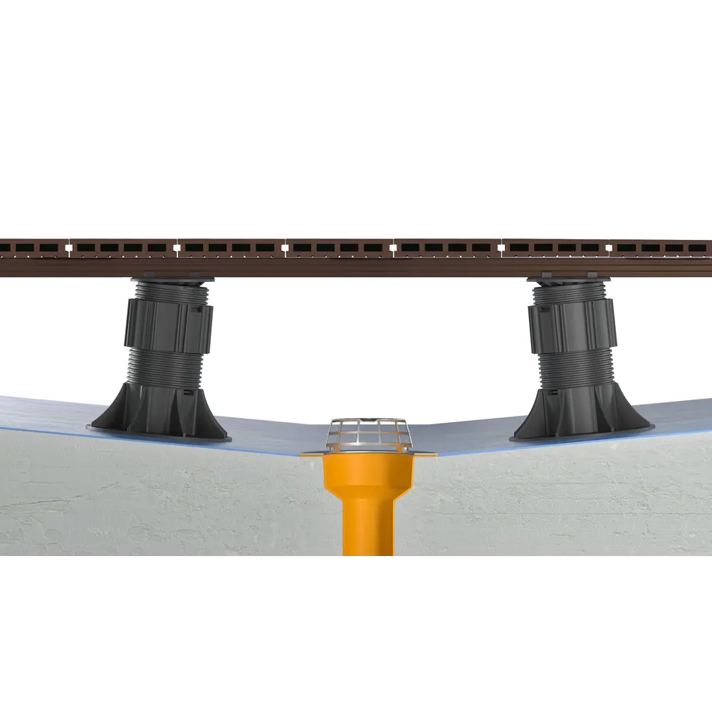 Опора для террасной доски T-Decks Professional 75-125 мм цвет черный STLM-2045327 - Вид №8