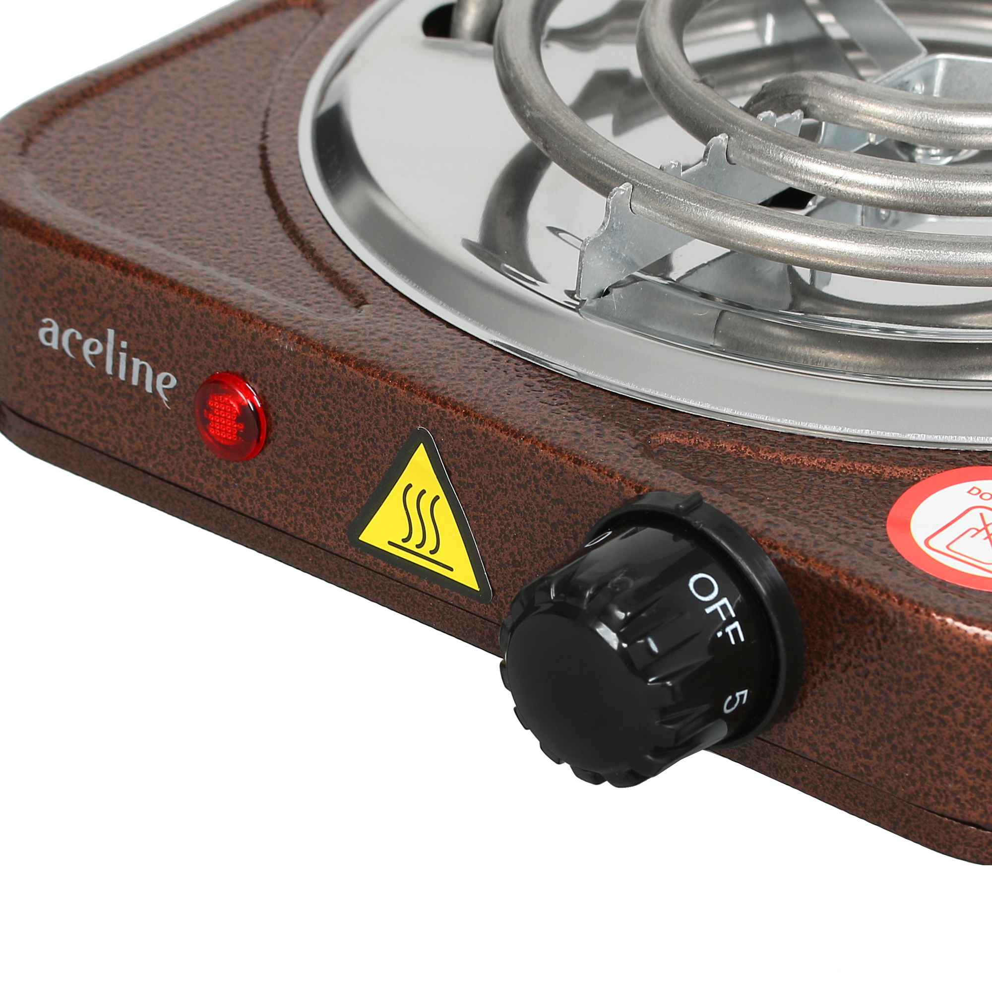 5414643 Плита компактная электрическая Aceline CS-010br коричневый STDN-0036609 - Вид №2