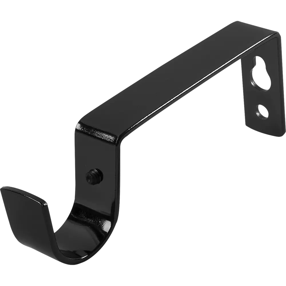 Держатель однорядный простой 8.5 см цвет оникс INSPIRE STLM-2115507