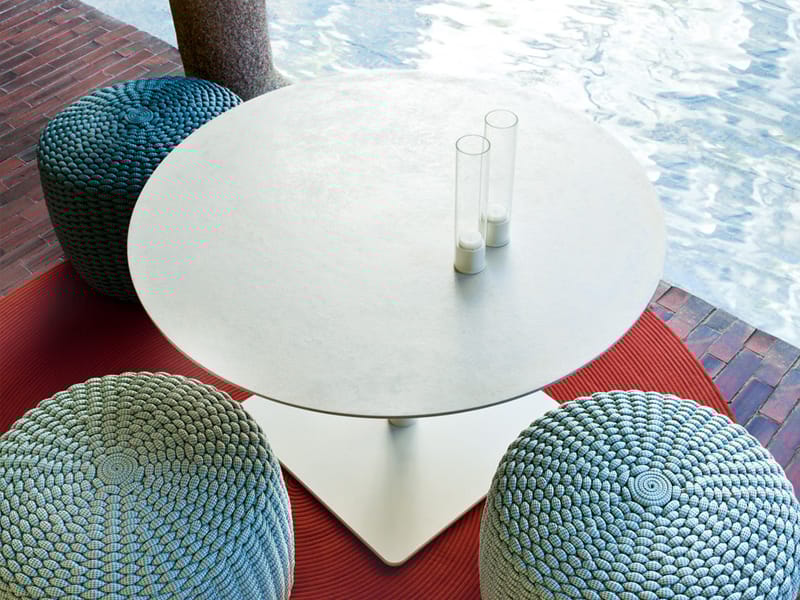 Круглый журнальный столик с регулируемой высотой Paola Lenti ARCH-00009247 - Вид №2