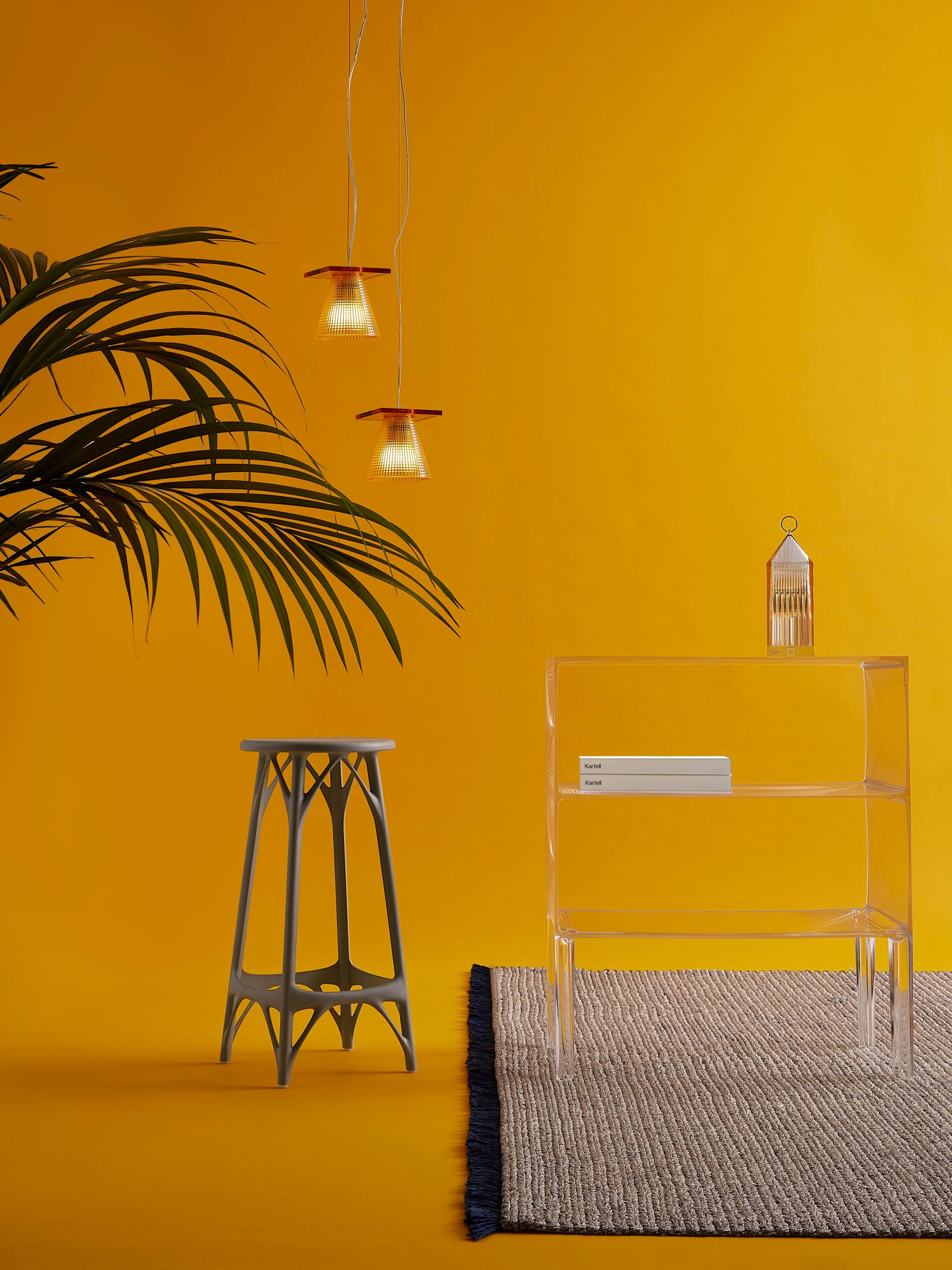 Сад рециркулированный инженерный пластик низкий стул Kartell A. I ARCH-00116626 - Вид №1